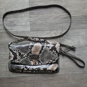 NINE WEST Snake Skin Print Mini Purse